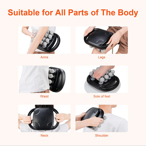 16-Head Fascia Gun High-Frequency Vibration Body Massage Gun Waist and Back  Massager Neck Shoulder Massager Muscle masajeador
