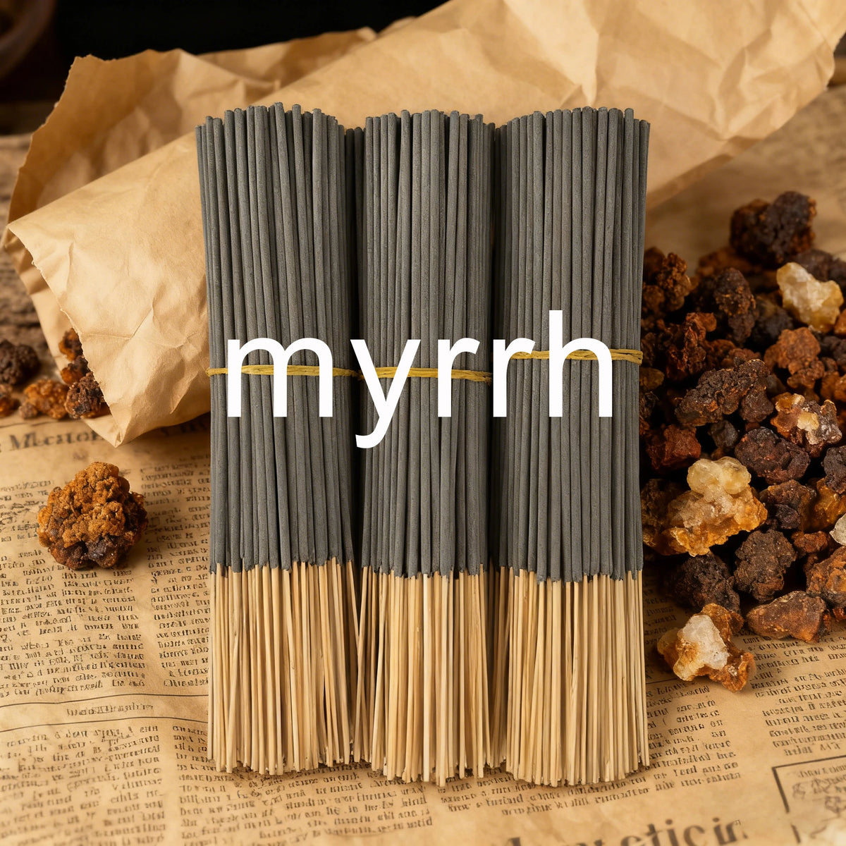 20/50/100/200/403 Pieces, Handmade High-Quality Myrrh Incense Sticks - Artificial Wood Removes Smoke Odor, Purifies the Air, Long-Lasting Fragrance, Suitable for Home, Camping, Garden, Pool and Outdoor Activities - Air Purifi