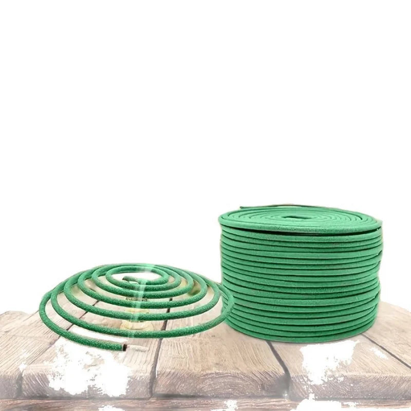 Natural Lemongrass Mosquito Repellent Coils - 40 Hour Long-Lasting Incense, Includes Hanger Bracket for Indoor & Outdoor Use
