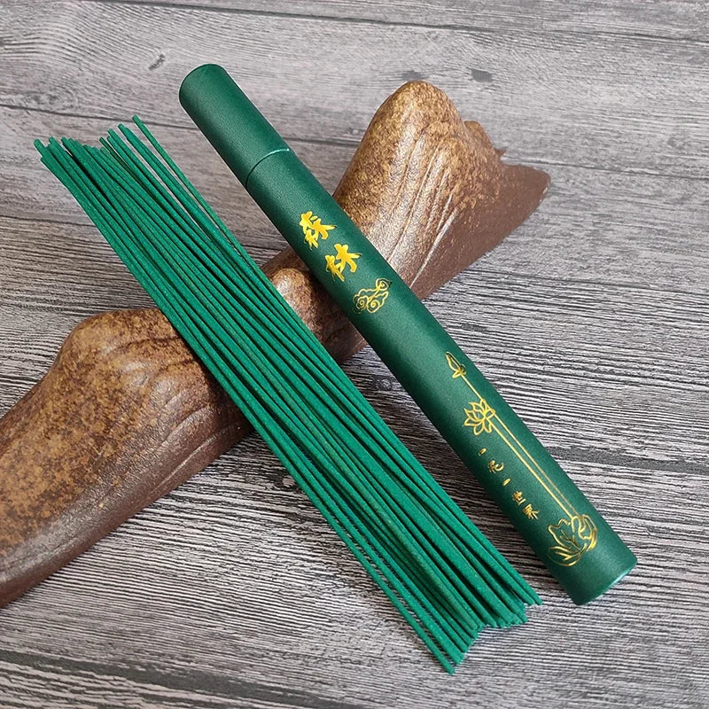 Y 40Pcs Natural Sandalwood Incense Sticks Home Incense Stick Aroma Blessing Ceremony Pray Buddha Incense Lavender Green Tea Rose
