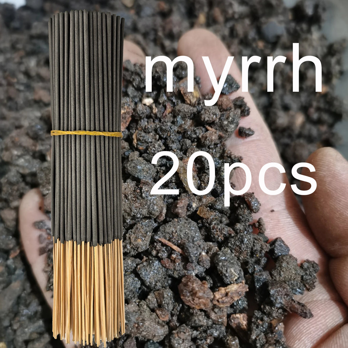20/50/100/200/403 Pieces, Handmade High-Quality Myrrh Incense Sticks - Artificial Wood Removes Smoke Odor, Purifies the Air, Long-Lasting Fragrance, Suitable for Home, Camping, Garden, Pool and Outdoor Activities - Air Purifi