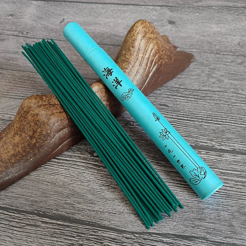 Y 40Pcs Natural Sandalwood Incense Sticks Home Incense Stick Aroma Blessing Ceremony Pray Buddha Incense Lavender Green Tea Rose