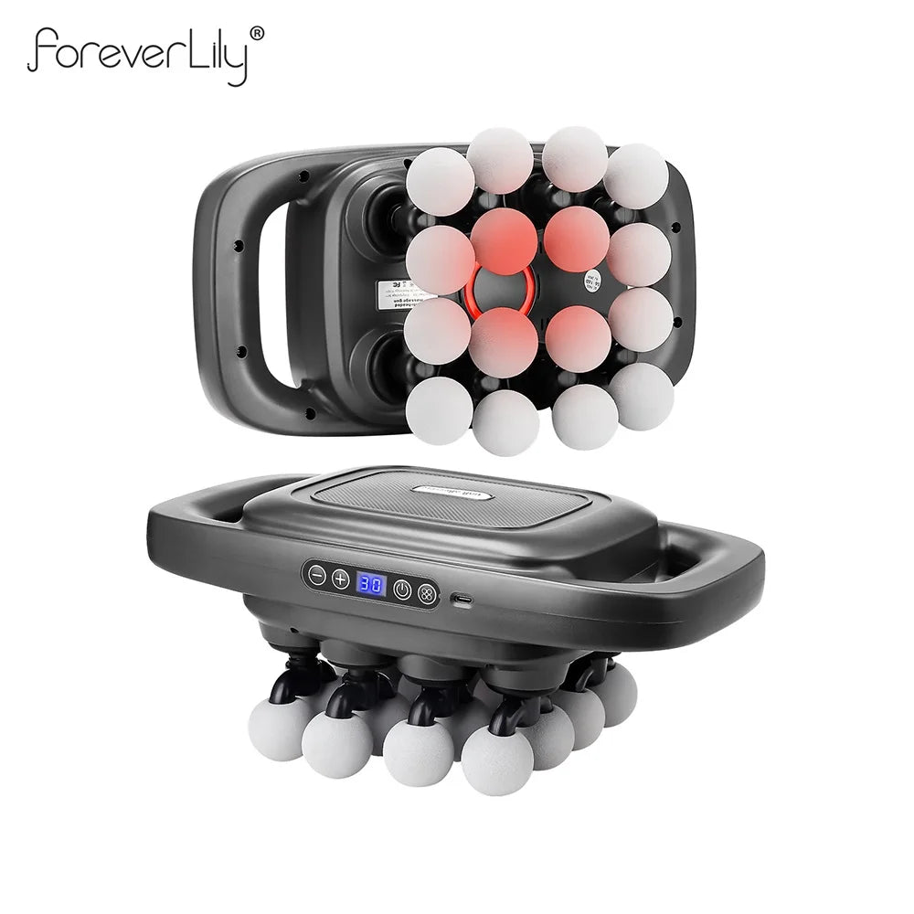 16-Head Fascia Gun High-Frequency Vibration Body Massage Gun Waist and Back  Massager Neck Shoulder Massager Muscle masajeador