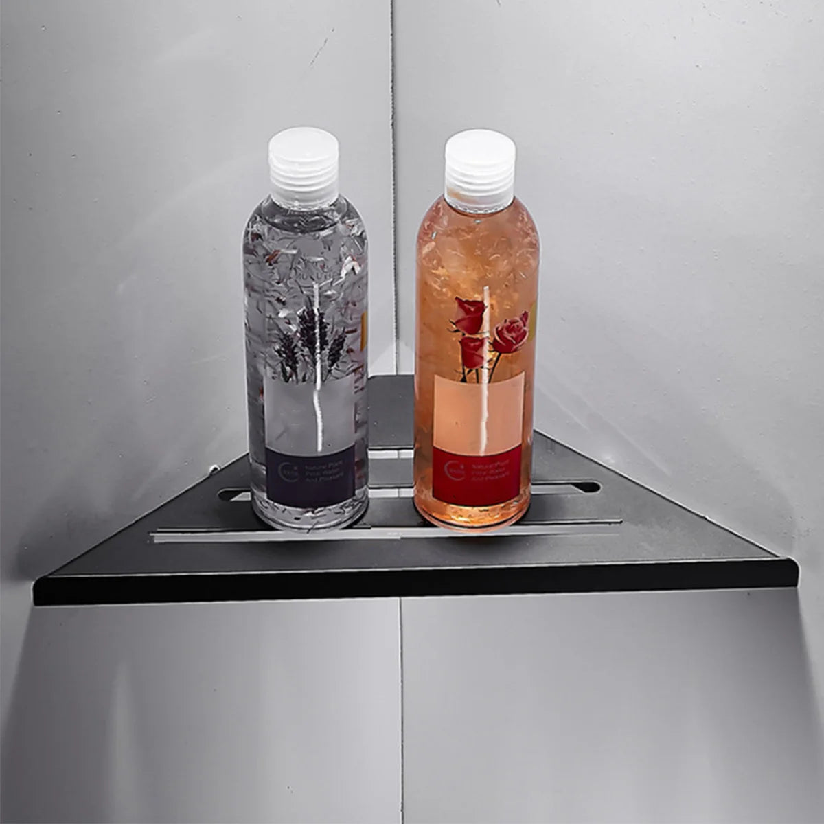 Étagère de douche d'angle sans perçage en inox 304 – Rangement salle de bain