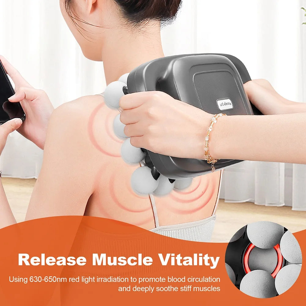 16-Head Fascia Gun High-Frequency Vibration Body Massage Gun Waist and Back  Massager Neck Shoulder Massager Muscle masajeador