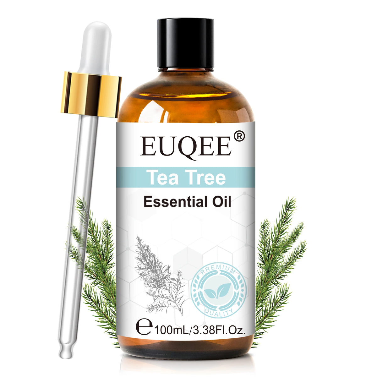 EUQEE 3.38FI.Oz. Aromatherapy Essential Oil For Reed Diffuser Humidifier-100ml Vanilla Lavender Cinnamon Lemon Essential Oils