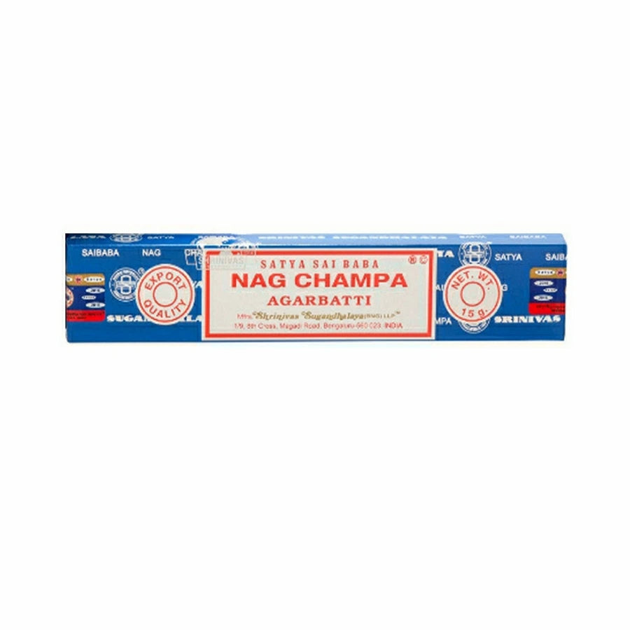 Satya Sai Baba 15g Hand-Rolled Incense Sticks, 6 Scents: Sandalwood, Lavender, Dragon's Blood, Agarwood, Patchouli, etc.