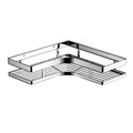 Bathroom Shower Caddy Shelf Stainless Steel No Drilling Corner Bath Organizer with Non Marking Adhesives for Home