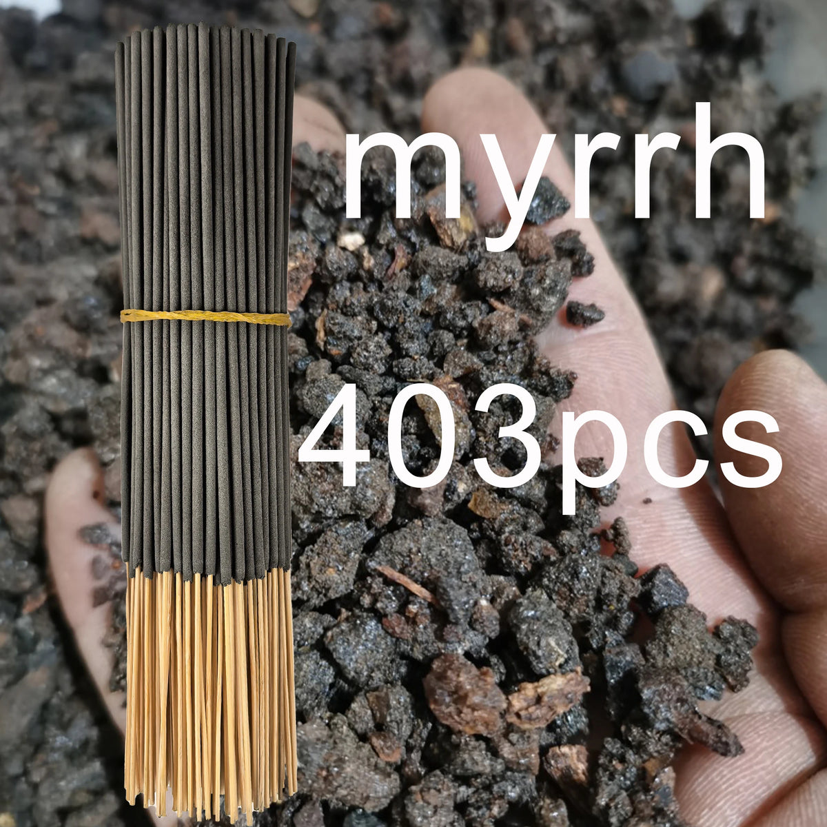 20/50/100/200/403 Pieces, Handmade High-Quality Myrrh Incense Sticks - Artificial Wood Removes Smoke Odor, Purifies the Air, Long-Lasting Fragrance, Suitable for Home, Camping, Garden, Pool and Outdoor Activities - Air Purifi