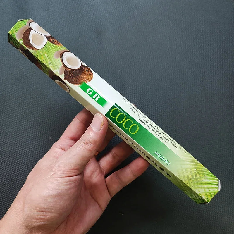 Y 20 Sticks Indian Incense White Sage Meditation Lavender Yoga Sea Breeze Love Incense Purifying Air Deodorization Aromatherapy