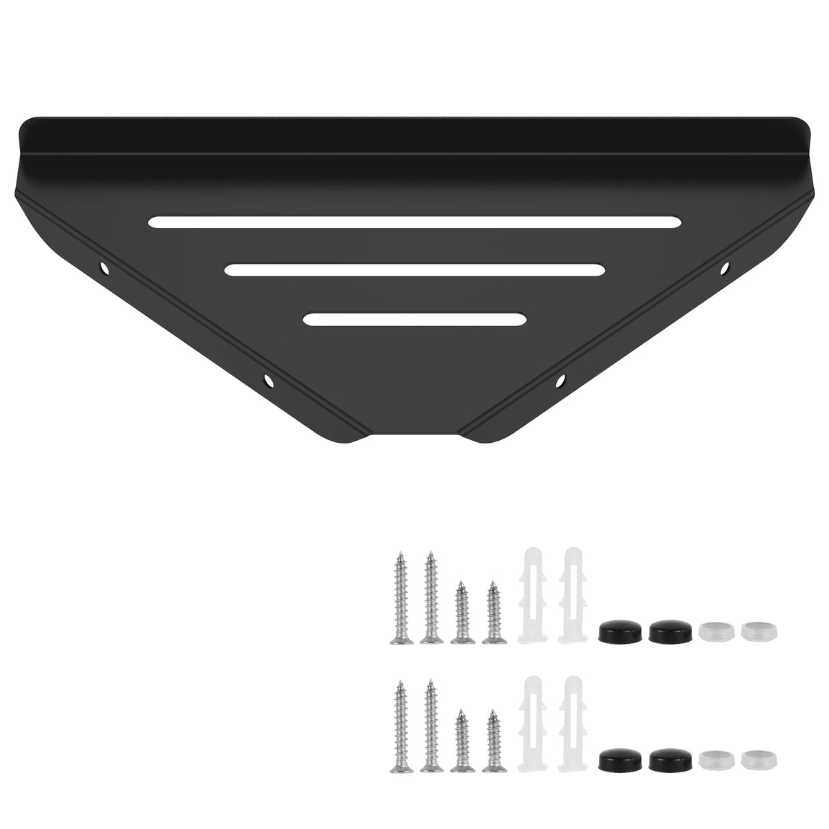 Étagère de douche d'angle sans perçage en inox 304 – Rangement salle de bain