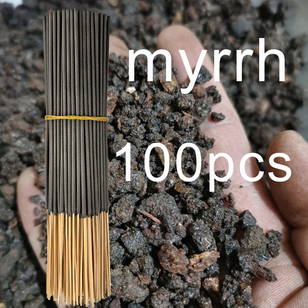 20/50/100/200/403 Pieces, Handmade High-Quality Myrrh Incense Sticks - Artificial Wood Removes Smoke Odor, Purifies the Air, Long-Lasting Fragrance, Suitable for Home, Camping, Garden, Pool and Outdoor Activities - Air Purifi